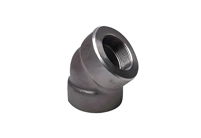 Колено с резьбой под углом 45°